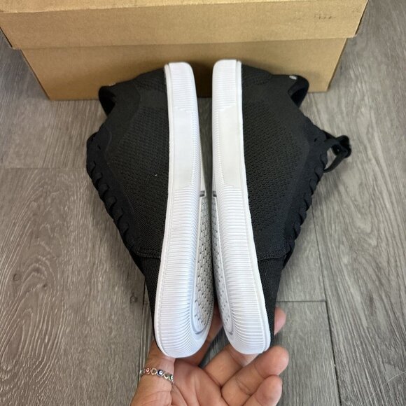 FLUX UNISEX ADAPT TRAINER SNEAKERS BLACK KNIT SIZE Barefoot - Picture 2 of 9